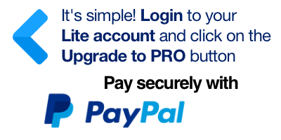 Pay securely with PayPal to upgrade to Lender Spreadsheet Pro version