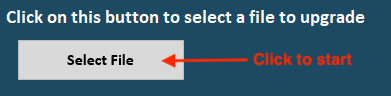 Click on the Select File button on the upgrade macro screen